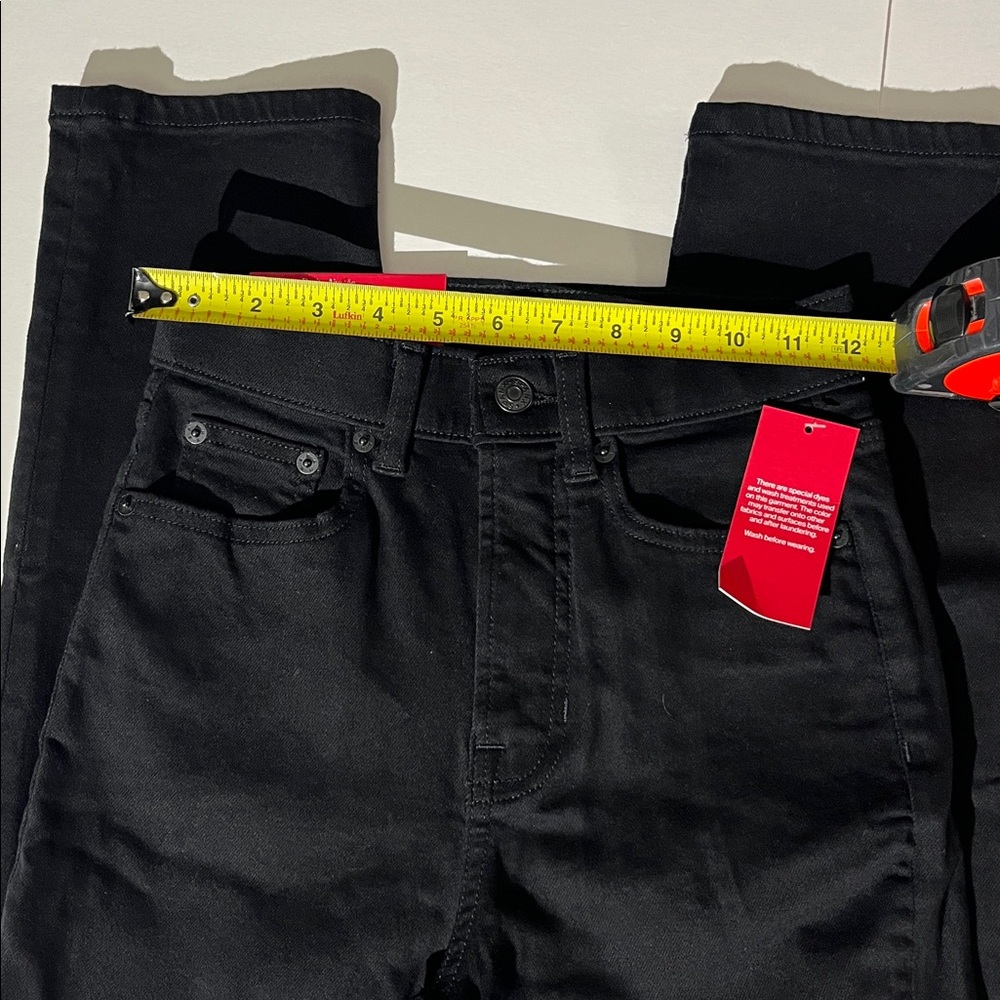 Spanx SPANXsculpt ReDefine Slim Straight Jeans sz 0 NEW! Black Denim - Picture 4 of 10